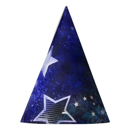 Chapeaux De Fètes Arrière - plan spatial avec étoiles (Gauche)