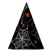 Chapeaux De Fètes Arrière - plan web d'Halloween et araignées. (Gauche)