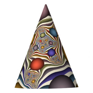 Chapeaux De Fètes Art abstrait moderne et coloré qui s'envole