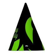 Chapeaux De Fètes Art contemporain Vert / Noir Anniversaire (Droite)