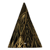 Chapeaux De Fètes Art Déco Black Gold Elegance (Droite)