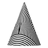 Chapeaux De Fètes Art Déco, Blanc Noir Luxe. (Gauche)
