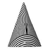 Chapeaux De Fètes Art Déco, Blanc Noir Luxe. (Droite)
