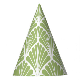 Chapeaux De Fètes Art déco géométrique, motif transparent