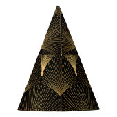 Chapeaux De Fètes Art Déco : motif d'or noir. (Dos)