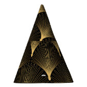 Chapeaux De Fètes Art Déco : motif d'or noir. (Droite)