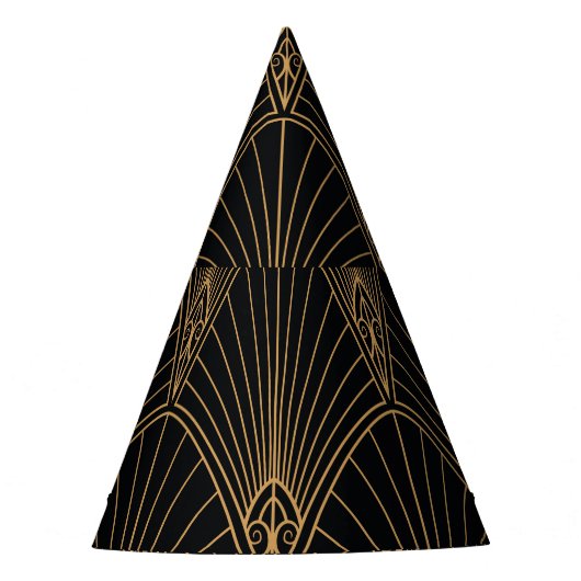 Chapeaux De Fètes Art déco : motif géométrique classique. (Devant)