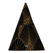 Chapeaux De Fètes Art déco : motif géométrique classique. (Droite)