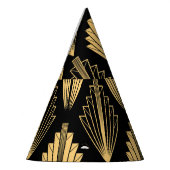 Chapeaux De Fètes Art Déco Or Noir : sans couture (Gauche)