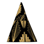 Chapeaux De Fètes Art Déco Or Noir : sans couture (Droite)