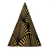 Chapeaux De Fètes Art Déco : Scales d'or noir. (Gauche)