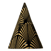 Chapeaux De Fètes Art Déco : Scales d'or noir. (Droite)