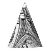 Chapeaux De Fètes Art moderne créatif noir et blanc (Dos)