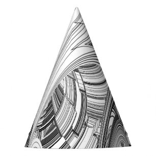 Chapeaux De Fètes Art moderne créatif noir et blanc
