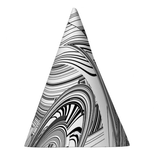 Chapeaux De Fètes Art moderne créatif noir et blanc (Droite)