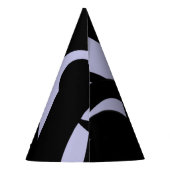 Chapeaux De Fètes Art moderne magnifique violet / Noir (Dos)