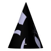 Chapeaux De Fètes Art moderne magnifique violet / Noir (Gauche)