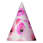 Chapeaux De Fètes Art numérique d'aquarelle rose Fleurs (Gauche)