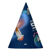 Chapeaux De Fètes Astronaut dans l'espace Galaxie Thème Anniversaire (Gauche)