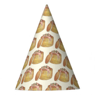 Chapeaux De Fètes Attirons ensemble le Pudding de café collant