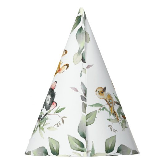 Chapeaux De Fètes Australian Animal Green 1er anniversaire garçon fi (Dos)