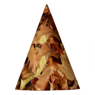 Chapeaux De Fètes automne, feuille sec