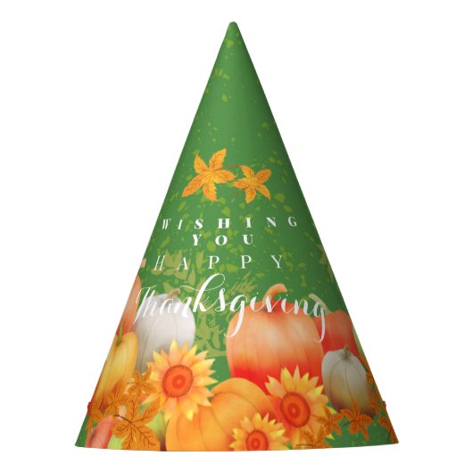 Chapeaux De Fètes Automne Thanksgiving Green (Devant)