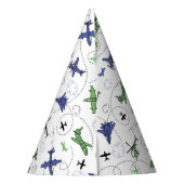 Chapeaux De Fètes Avion Avion Avion Aéronef fête d'anniversaire (Dos)