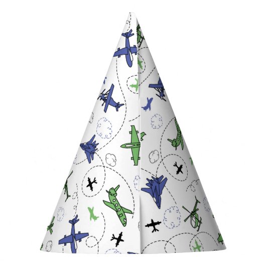 Chapeaux De Fètes Avion Avion Avion Aéronef fête d'anniversaire (Dos)