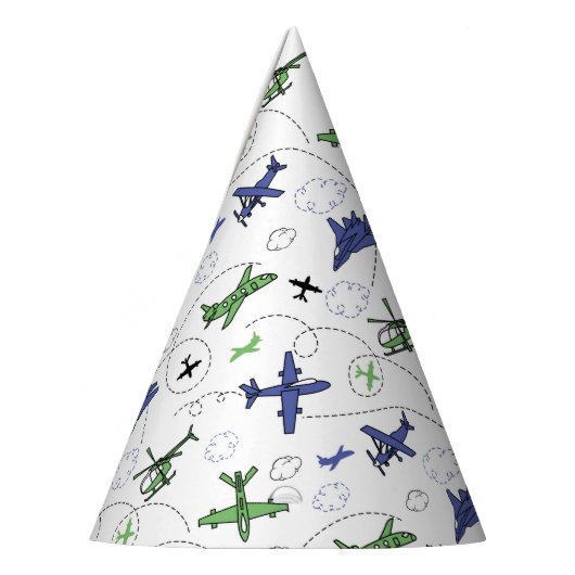 Chapeaux De Fètes Avion Avion Avion Aéronef fête d'anniversaire (Gauche)