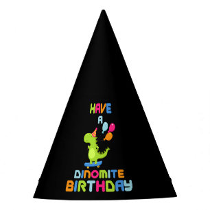 Chapeaux De Fètes Avoir Un Casquette Dinomite Anniversaire