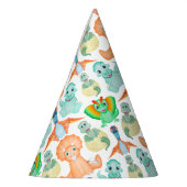 Chapeaux De Fètes Baby shower d'anniversaire de Dinosaur (Gauche)