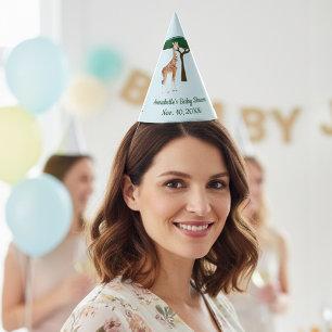 Chapeaux De Fètes Baby shower Giraffe