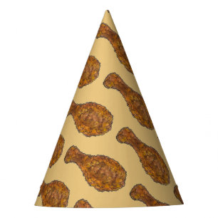 Chapeaux De Fètes Baguette de poule au poulet frite fourrée en bois
