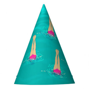 Chapeaux De Fètes Baigneurs Artistiques - Nager sous l'eau