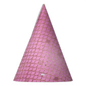 Chapeaux De Fètes Balances de sirène rose mignonne pour une fête d'a (Gauche)