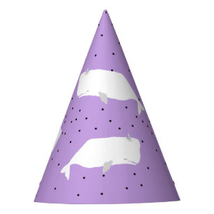 Chapeaux De Fètes Baleine blanche claire violet