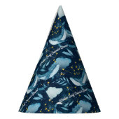 Chapeaux De Fètes Baleines Surf Vagues cosmiques Design Constellatio (Gauche)