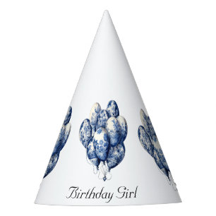 Chapeaux De Fètes Ballons bleus Delft personnalisable