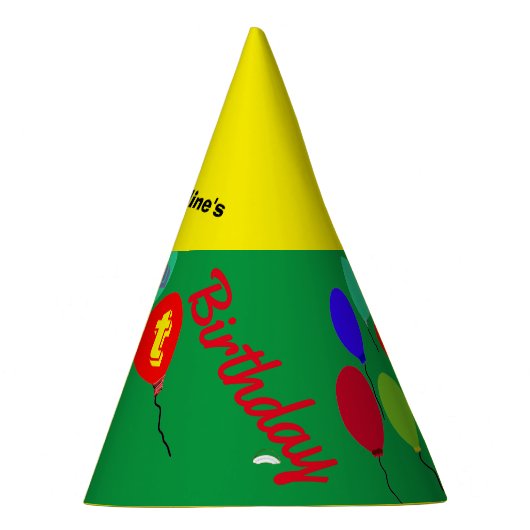 Chapeaux De Fètes Ballons Casquettes Festive Green Jellow Party (Droite)