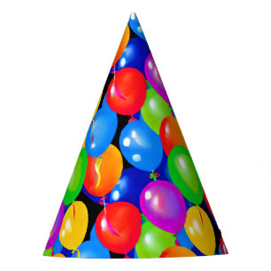 Chapeaux De Fètes Ballons d'anniversaire colorés