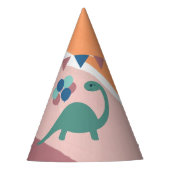 Chapeaux De Fètes Ballons d'anniversaire Dinosaur bannière neutre (Devant)