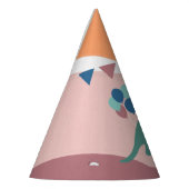 Chapeaux De Fètes Ballons d'anniversaire Dinosaur bannière neutre (Gauche)