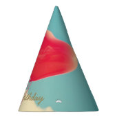 Chapeaux De Fètes Ballons de coeur d'anniversaire heureux (Droite)