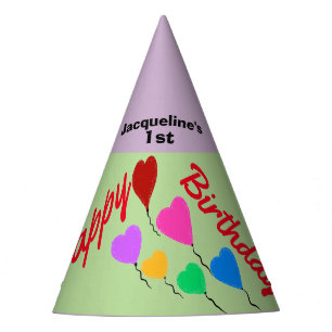 Chapeaux De Fètes Ballons de coeur de casquette de partie
