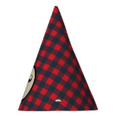 Chapeaux De Fètes Bande de bison rouge Plaid Lumberjack Anniversaire (Droite)