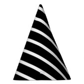 Chapeaux De Fètes Bande noire et blanche moderne (Droite)