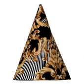 Chapeaux De Fètes Baroque doré, décoration complexe. (Droite)