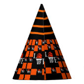 Chapeaux De Fètes Basketball Hoops, Basketball Player Birthday (Dos)