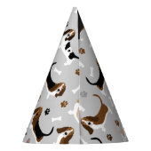 Chapeaux De Fètes Basset Hound Chig Bones and Paws (Dos)